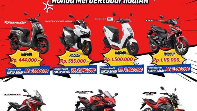 Promo Honda Mei bertabur hadiah