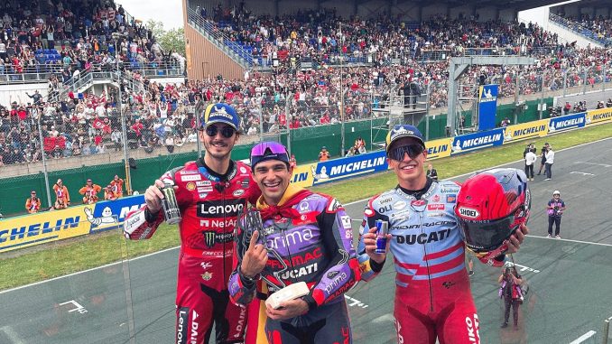 Podium MotoGP Prancis 2024